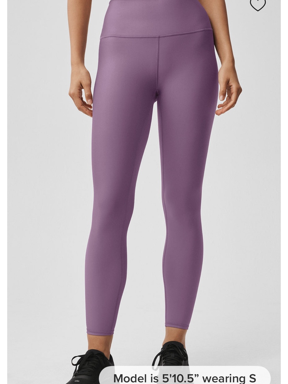 Alo Airlift Lavender Purple Active Set - Sports Bra & Leggings with headband - Picture 5 of 7